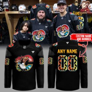 Calgary Flames Indigenous Celebration Game Special Edition Hockey Jersey