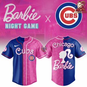 Chicago Cubs Barbie Night Game 2026 Baseball Jersey