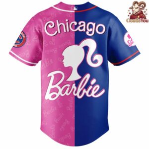 Chicago Cubs Barbie Night Game 2026 Baseball Jersey 3