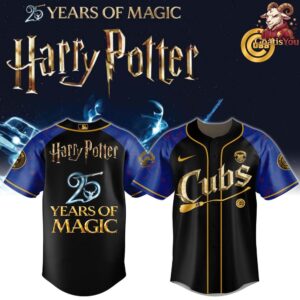 Chicago Cubs x Harry Potter 25 Years of Magic MLB Baseball Jersey 2