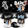 Chicago Cubs Bluey Night Special Edition Baseball Jersey