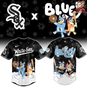 Chicago White Sox Bluey Night Special Edition Baseball Jersey 2