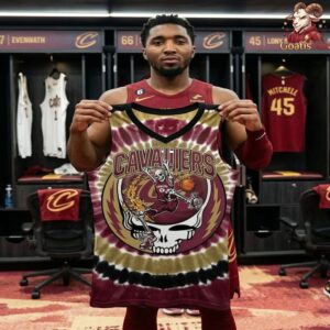 Cleveland Cavaliers Collab Grateful Dead Special Edition Basketball Jersey 2
