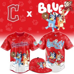 Cleveland Guardians Bluey Night Special Edition Baseball Jersey