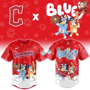 Cleveland Guardians Bluey Night Special Edition Baseball Jersey 2