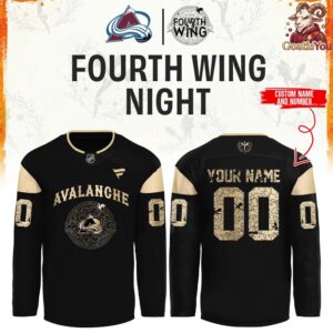 Colorado Avalanche Fourth Wing Night 2026 Hockey Jersey
