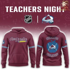 Colorado Avalanche Teacher Appreciation Night NHL Hoodie