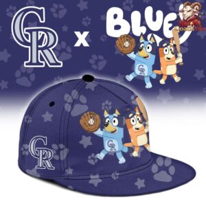 Colorado Rockies Bluey Night Special Edition Baseball Jersey 3