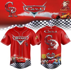Colorado Rockies x Cars 20th Anniversary Limited Edition Baseball Jersey