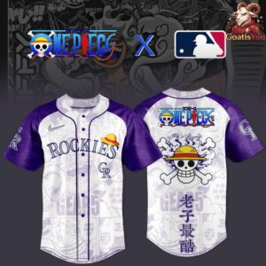 Colorado Rockies x One Piece Special Edition Fan Baseball Jersey