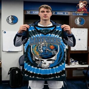 Dallas Mavericks Collab Grateful Dead Special Edition Basketball Jersey 2