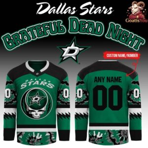 Dallas Stars x Grateful Dead Night Limited Edition Hockey Jersey