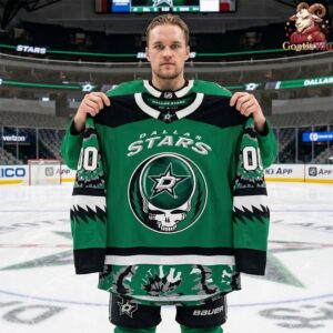Dallas Stars x Grateful Dead Night Limited Edition Hockey Jersey 2