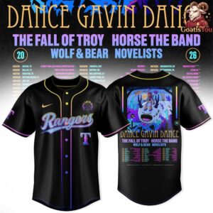 Dance Gavin Dance 2026 Tour Limited Edition Baseball Jersey