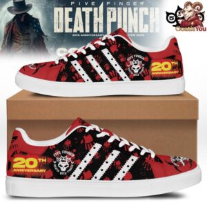 Five Finger Death Punch 20th Anniversary Stan Smith Shoes 1