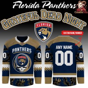 Florida Panthers Collab Grateful Dead Night 2026 Hockey Jersey