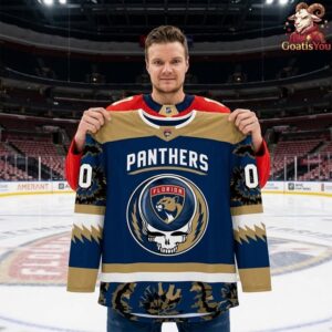Florida Panthers Collab Grateful Dead Night 2026 Hockey Jersey 2