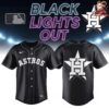 Houston Astros Black Lights Out Limited Baseball Jersey