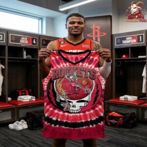 Houston Rockets Collab Grateful Dead Special Edition Basketball Jersey 2