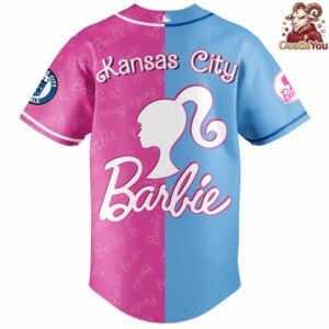 Kansas City Royals Barbie Night Game 2026 Baseball Jersey 3