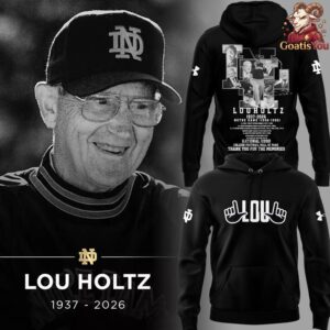 Legendary Coach Lou Holtz Notre Dame Memorial Hoodie 2