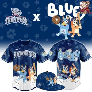 Lehigh Valley IronPigs Bluey Night Special Edition Baseball Jersey 1