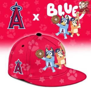 Los Angeles Angels Bluey Night Special Edition Baseball Jersey 3