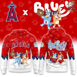 Los Angeles Angels Bluey Night Special Edition Hoodie