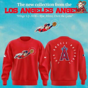 Los Angeles Angels Wings Up 2026 Sweatshirt