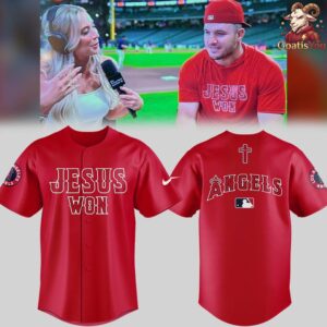 Los Angeles Angels x Jesus Won Special Edition Baseball Jersey