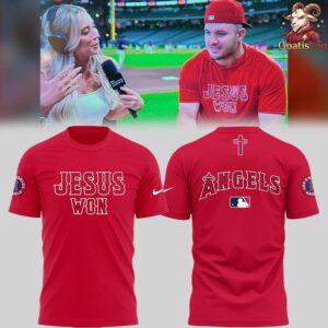 Los Angeles Angels x Jesus Won Special Edition T Shirt 1