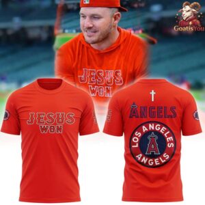 Los Angeles Angels x Jesus Won Special Edition T Shirt 3