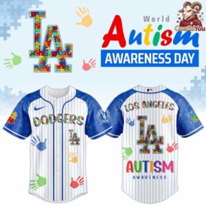 Los Angeles Dodgers Autism Awareness 2026 Baseball Jersey
