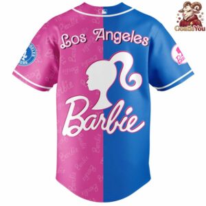 Los Angeles Dodgers Barbie Night Game 2026 Baseball Jersey 3