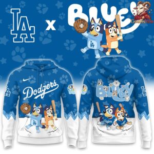 Los Angeles Dodgers Bluey Night Special Edition Hoodie