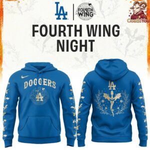 Los Angeles Dodgers Fourth Wing Night Special Edition Hoodie 1
