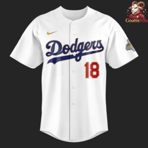 Los Angeles Dodgers Yoshinobu Yamamoto Nike White 2026 Baseball Jersey 2