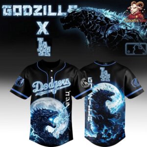 Los Angeles Dodgers x Godzilla Legendary Limited Edition Baseball Jersey