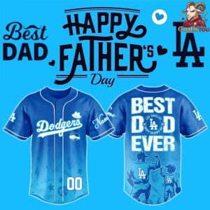Los Angeles Dodgers x Happy Father’s Day 2026 Baseball Jersey