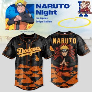 Los Angeles Dodgers x Naruto Night 2026 Baseball Jersey