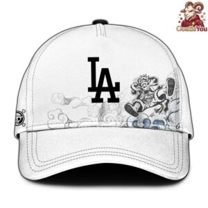 Los Angeles Dodgers x One Piece Luffy Gear 5 Baseball Jersey 2