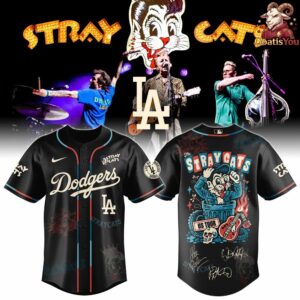 Los Angeles Dodgers x Stray Cats US Tour 2026 Baseball Jersey