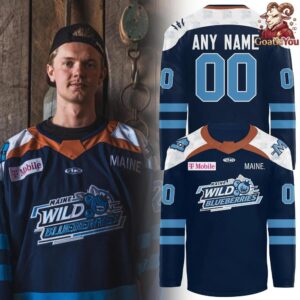 Maine Mariners Wild Blueberries 2026 Hockey Jersey 1