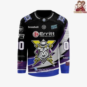 Manchester Storm Retro Night 2026 Uniform Hockey Jersey 2