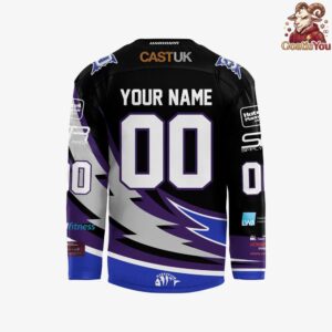 Manchester Storm Retro Night 2026 Uniform Hockey Jersey 3