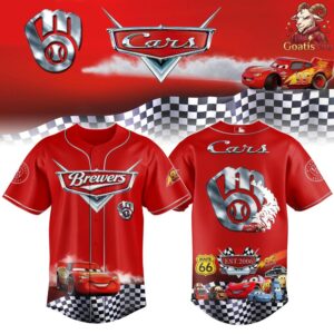Milwaukee Brewers x Cars 20th Anniversary Limited Edition Baseball Jersey