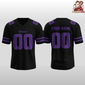 Minnesota Vikings Black Out 2026 Football Jersey 2
