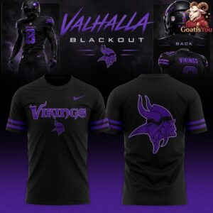 Minnesota Vikings Black Out 2026 T-Shirt