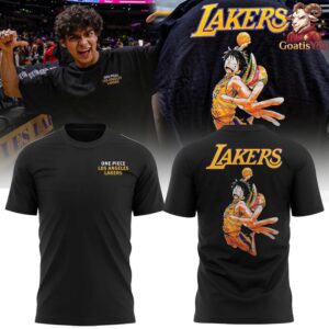 Netflix Inaki Godoy One Piece Los Angeles Lakers T-Shirt