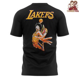 Netflix Inaki Godoy One Piece Los Angeles Lakers T Shirt 3